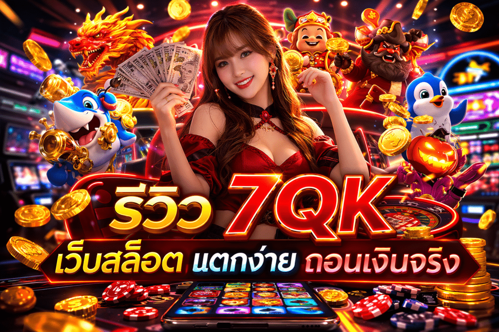 รีวิว 7QK เว็บสล็อต แตกง่าย ถอนเงินจริง